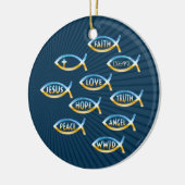 Volg hem - Christelijke versiering Keramisch Ornament (Links)