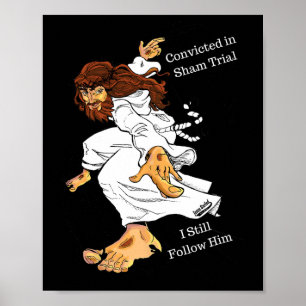Volg hem nog steeds - Trump 2024 Presidential Swag Poster