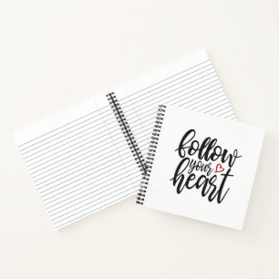 Volg het citaat van je hart Valentijns Notitiebo Notitieboek
