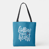 Volg het citaat van je hart Valentijns | Tote bag (Achterkant)