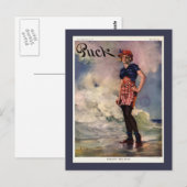 Volg het Flag  Magazine Hoesje. Briefkaart (Voorkant / Achterkant)