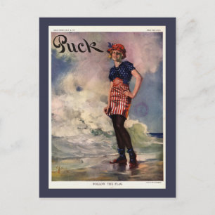 Volg het Flag  Magazine Hoesje. Briefkaart