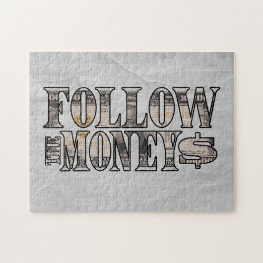 Volg het Geld ~ Bill Legpuzzel (Horizontaal)