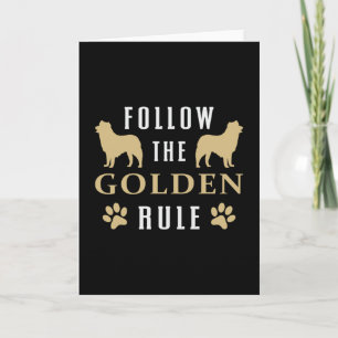 Volg het Golden Rule Retriever Hondenliefhebber Fu Kaart