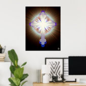 Volg het kruisje poster (Thuiskantoor)