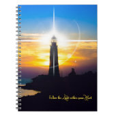 Volg het licht in je hart notitieboek (Voorkant)