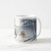 ❄️ Volg het Licht Winter Carriage Panoramic Mok (Voorkant rechts)