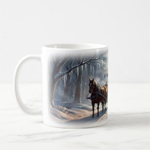 ❄️ Volg het Licht Winter Carriage Panoramic Mok