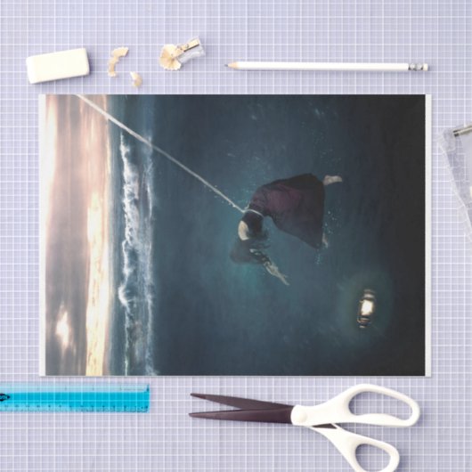 Volg het lichtpuntspapier tissuepapier (Craft)