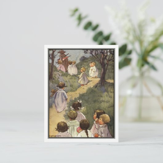 Volg het Man in Brown van Angusine MacGregor Briefkaart (Staand voorkant)