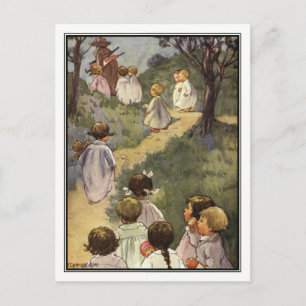 Volg het Man in Brown van Angusine MacGregor Briefkaart