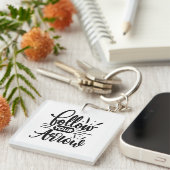 Volg het ontwerp van uw pijl-Inspirerend prijsopga Sleutelhanger (Voorkant Rechts)