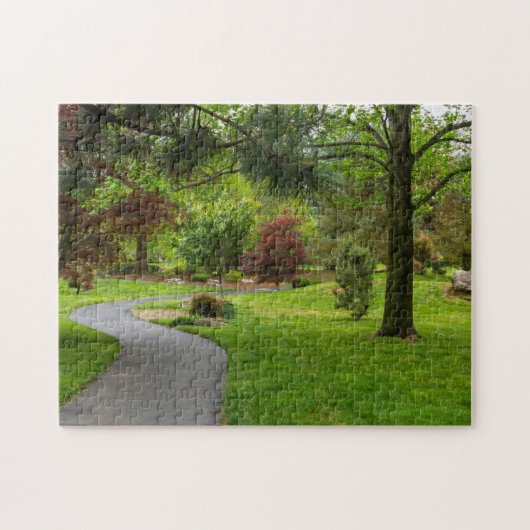 Volg het pad Pano Legpuzzel (Horizontaal)