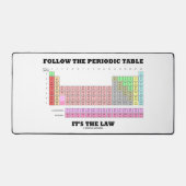 Volg het periodiek systeem Het is de wet chemie Bureaumat (Voorkant)
