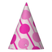 Volg het Pink Stippen Party Pet Feesthoedjes (Links)