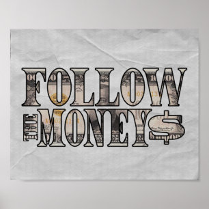 Volg het Poster Money ~ Bill