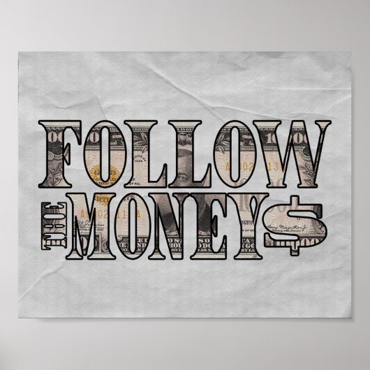 Volg het Poster Money ~ Bill (Voorkant)