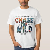 Volg het wilde Natuur avontuur T-shirt (Voorkant)