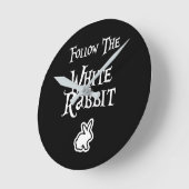 Volg het witte konijn ronde klok (Hoek)