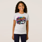 Volg het witte konijn T-shirt ontwerp (Voorkant volledig)