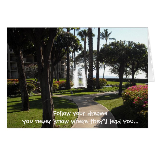 Volg je dromen... (Voorkant Horizontaal)