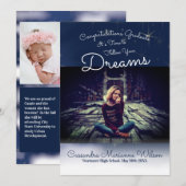 Volg je dromen Afstuderen aankondiging (Voorkant / Achterkant)