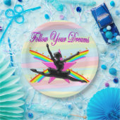 VOLG JE DROMEN DANSER PAPIEREN BORDEN PAPIEREN BORDJE (Feest)