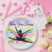 VOLG JE DROMEN DANSER PAPIEREN BORDEN PAPIEREN BORDJE (Feest)