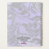 Volg je dromen die ze kennen" planner (Achterkant)