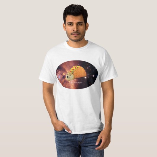 Volg je dromen DOGE T-Shirt (Voorkant volledig)
