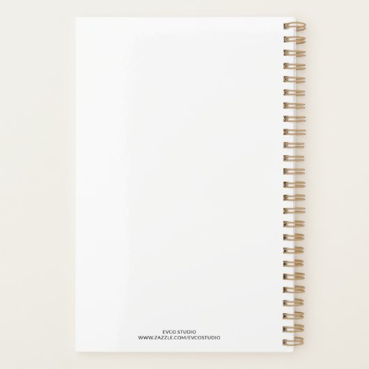 Volg je dromen Dreamcatcher gepersonaliseerde naam Planner (Achterkant)