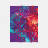 Volg je dromen en citeert kleurrijke bloemen fleece deken (Voorkant)