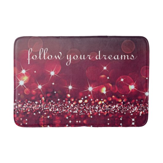Volg je dromen en spleet badmat (Voorkant)
