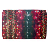 Volg je dromen en splek de verticale baden badmat (Voorkant)