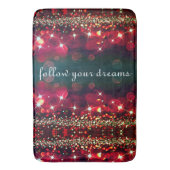 Volg je dromen en splek de verticale baden badmat (Voorkant Verticaal)