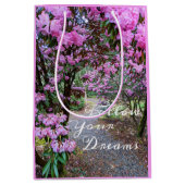 Volg je dromen en tuinpad medium cadeauzakje (Voorkant)