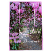 Volg je dromen en tuinpad medium cadeauzakje (Achterkant)