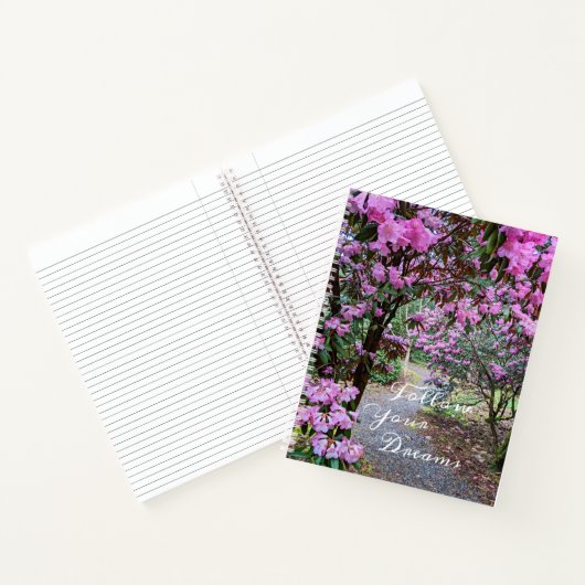 Volg je dromen en tuinpad notitieboek (Binnen)