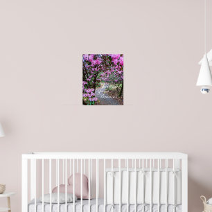 Volg je dromen en tuinpad poster