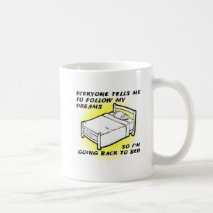 Volg je dromen Funny Mug Koffiemok