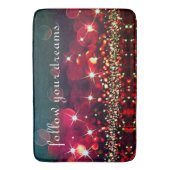 Volg je dromen Glitter Sparkle Bath Mat (Voorkant Verticaal)