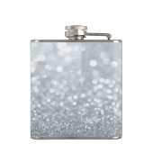 Volg je dromen, glitterij, hakken, Violine Key Heupfles (Achterkant)