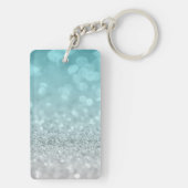 Volg je dromen, Glittery, Bokeh, Olifant Sleutelhanger (achterkant)