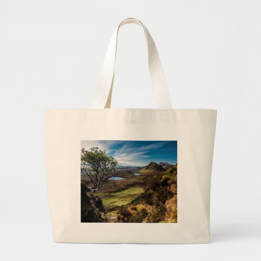 Volg je dromen! grote tote bag (Voorkant)