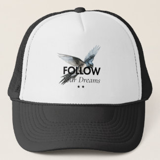 Volg Je Dromen Hoed | AMAR Prints Trucker Pet