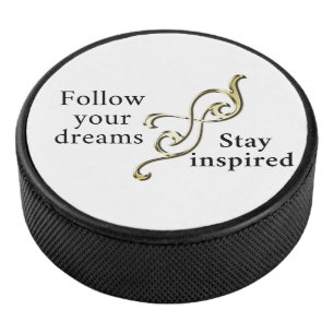 Volg je dromen – Inspiratiearmband voor Hockey Puck