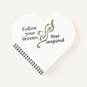 Volg je dromen - Inspirerend armband voor Notitieboek (Voorkant)