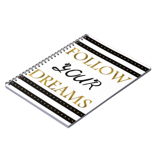 Volg je dromen Inspirerend Notitieboek (Linkerzijde)