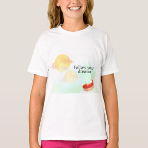 Volg je dromen   Inspirerende Koi Vis T-Shirt