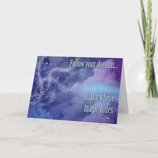 Volg je dromen... kaart (Voorkant)